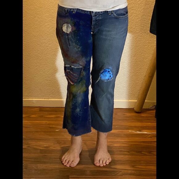 Lucky Brand Denim - Lucky Brand Women’s Wearable art Jeans Sz 8